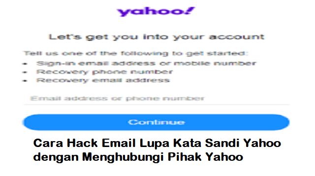 Cara Hack Email Lupa Kata Sandi Yahoo