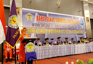WISUDA SARJANA PASCASARJANA STIE PALU DIGELAR DI HOTEL