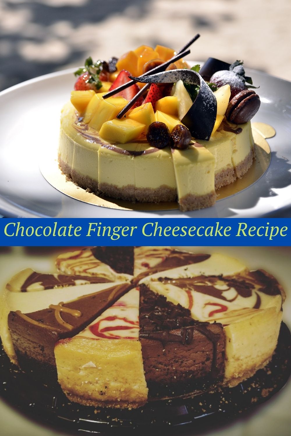 Chocolate Finger Cheesecake Recipe