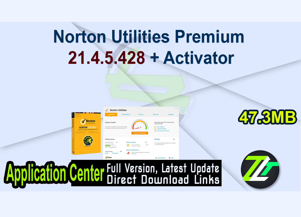 Norton Utilities Premium 21.4.5.428 + Activator