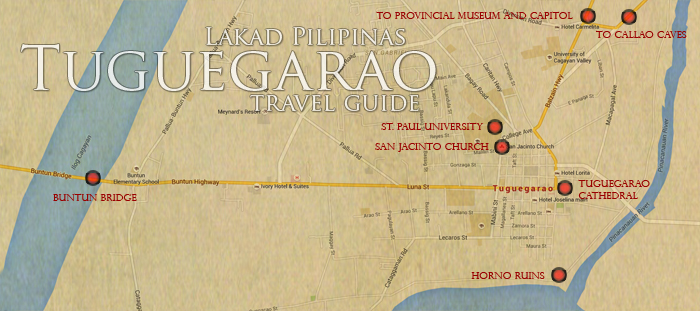 Tuguegarao Tourist Spots Map