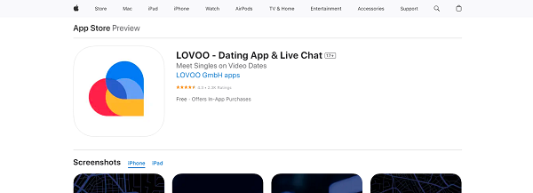 تطبيق LOVOO – Dating App & Live Chat للمواعدة للآيفون