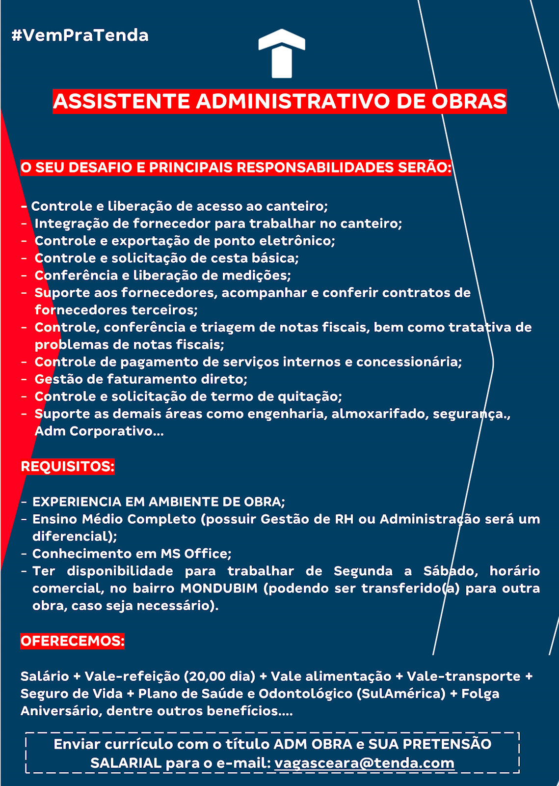  ASSISTENTE ADMINISTRATIVO DE OBRAS