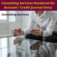 Consulting Services Rendered On Account