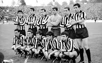 F. K. PARTIZAN DE BELGRADO. Temporada 1965-66. Hasanagić, Pirmajer, Mihajlović, Šoškić, Vasović y Rašović; Jusufi, Bečejac, Kovačević, Bajić y Galić. REAL MADRID C. F. 2 FK PARTIZAN 1 Miércoles 11/05/1966, 19:30 horas. XI Copa de Europa, final. Bruselas, Bélgica, estadio Heysel: 46.745 espectadores. GOLES: 0-1: 55’, Vasovic. 1-1: 70’, Amancio. 2-1: 76’, Serena.