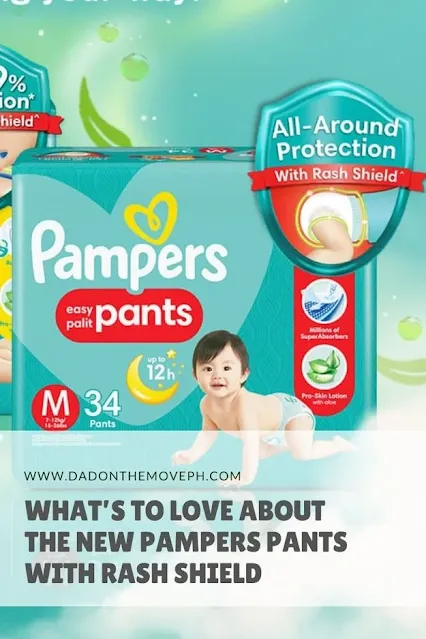 Things to like about Pampers Pants with Rash Shield