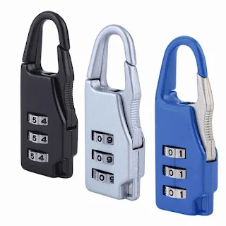 Luggage Locks 3 Digit Combination Padlocks Approved Travel Lock for Suitcases & Baggage hown - store