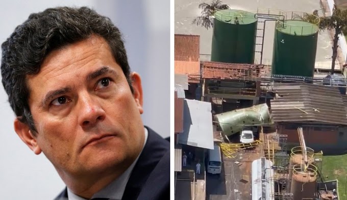 Sergio Moro visitava cooperativa quando tanque explodiu e matou dois trabalhadores em Maringá-PR