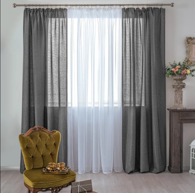 double curtain ideas for living room
