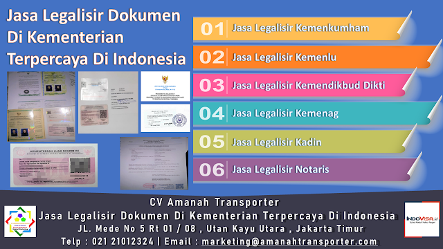 Jasa Legalisir Dokumen Di Kementerian Terpercaya Di Indonesia