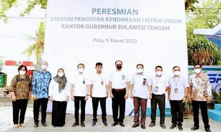 Gubernur Resmikan Stasiun Pengisian Kendaraan Listrik