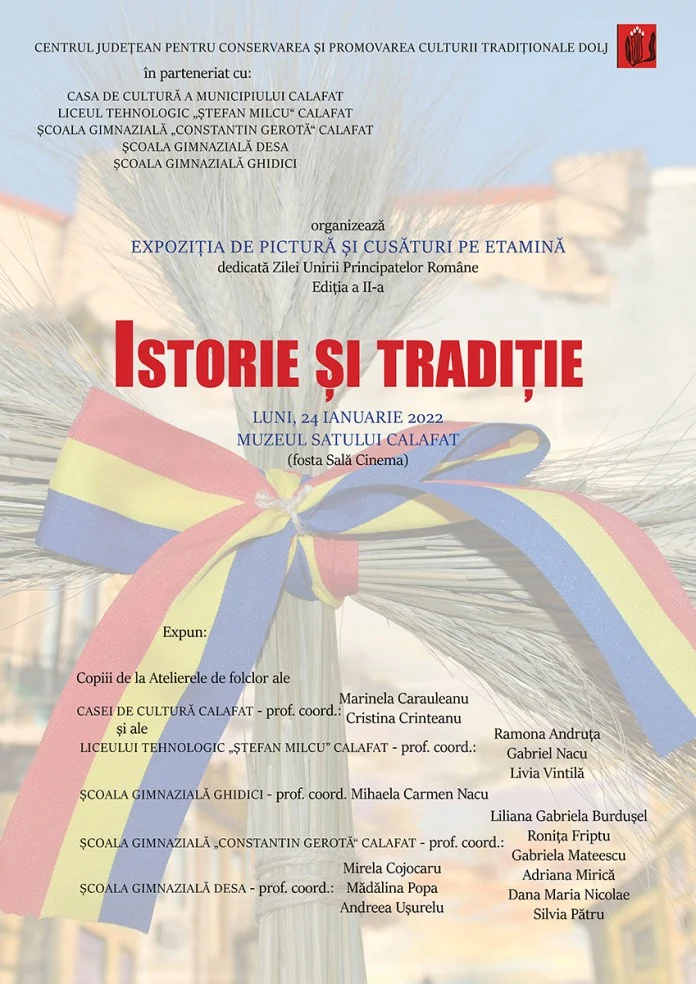 Expoziția „Istorie și tradiție“ – ediția a II-a, deschisă la Muzeul Satului Calafat