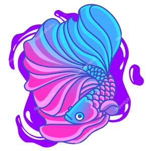 logo ikan cupang png