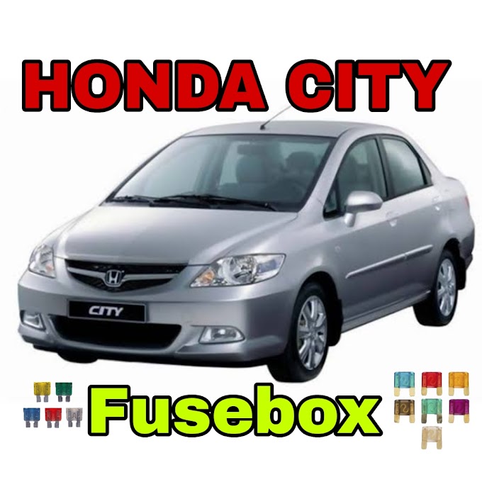 Honda City Petrol Fusebox Diagram and Location 
