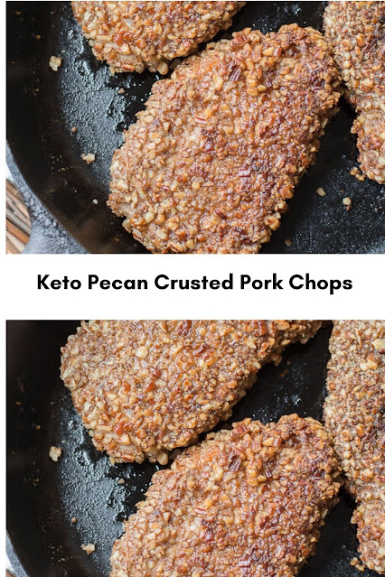 Keto Pecan Crusted Pork Chops