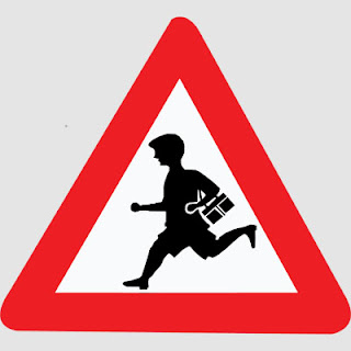 school ahead Road safety sign