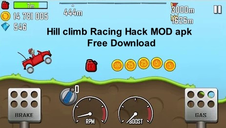 Download : Hill Climb Racing MOD APK Unlimited Money And Diamonds