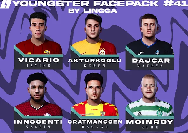 Youngster Facepack V41 For eFootball PES 2021