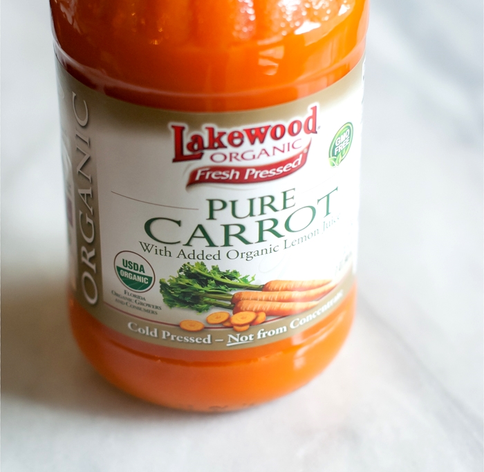 carrot juice jar
