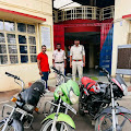 पुलिस थाना कोतवाली द्वारा चोरी की 3 मोटरसाईकल जप्त