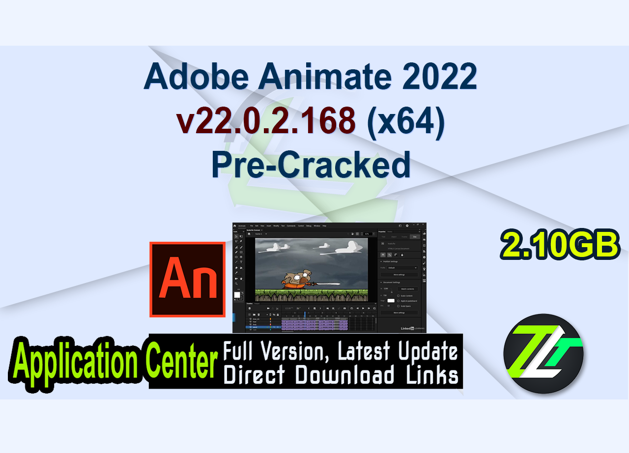 Adobe Animate 2022 v22.0.2.168 (x64) Pre-Cracked