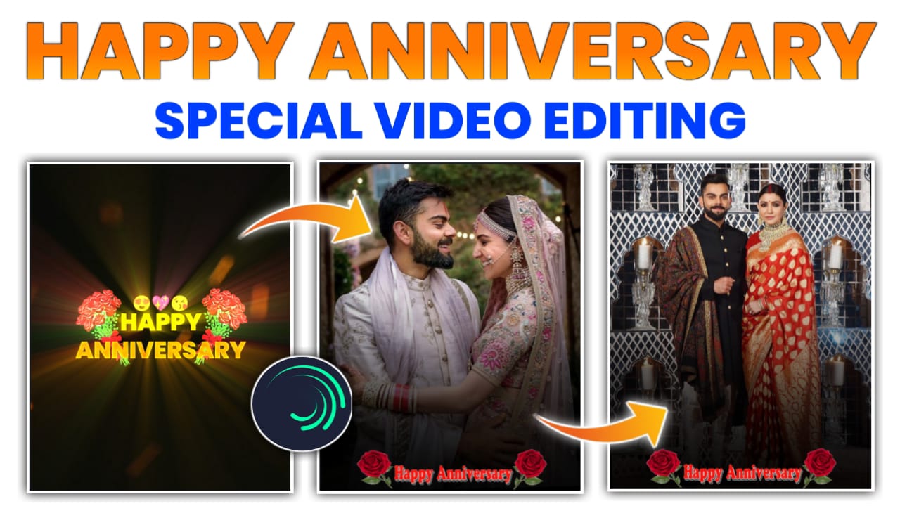 Happy Anniversary Video Editing Alight Motion | Wedding Anniversary Status Editing In Alight Motion