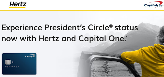 How to Enroll in Hertz President's Circle Elite Status With Capital One Venture X Credit Card