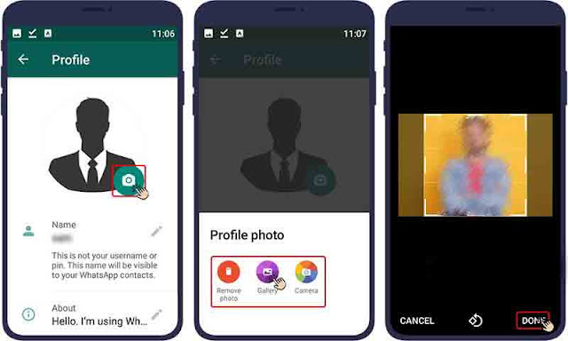 كيفية تغيير صورة ملف تعريف WhatsApp