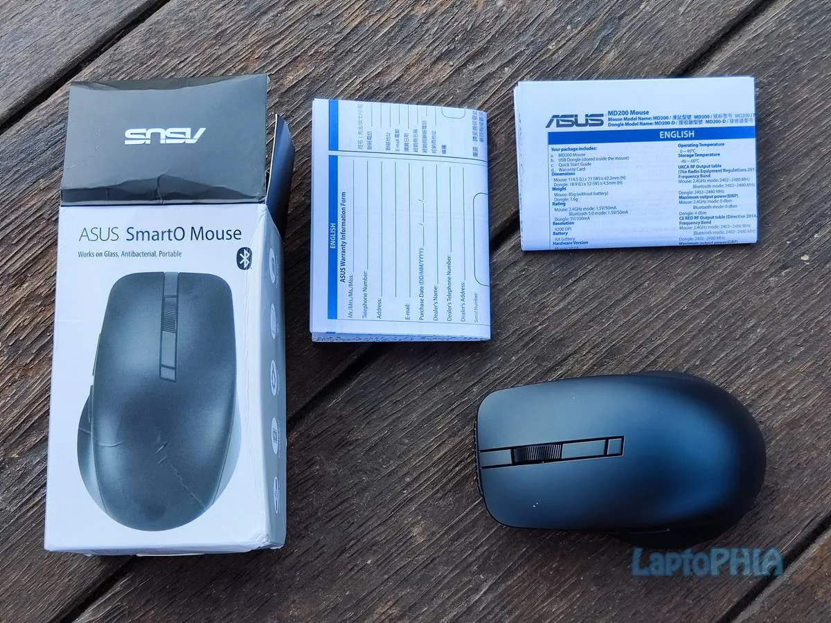 Paket Pembelian Asus SmartO Mouse MD200