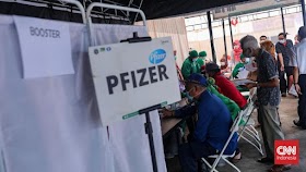 Warga yang DIsuntik Pfizer Belum Bisa Booster Vaksin