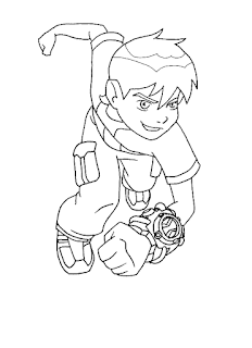 Coloring Pages for boys Ben 10