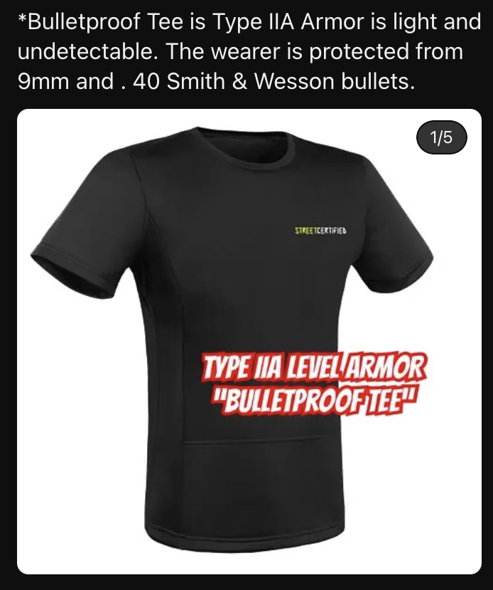 Bulletproof T-Shirt - New Drop