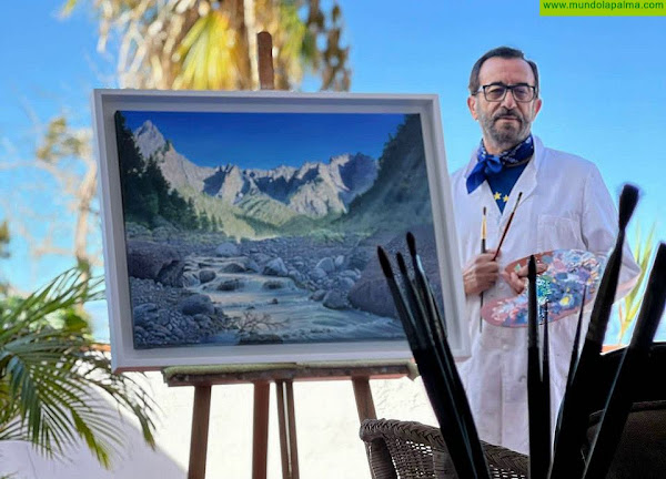 El artista tinerfeño Chago Melián saca a subasta un cuadro por 3.000 euros a través de la ONG LAVALIENTES