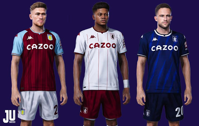 Aston Villa Kit Season 2021-2022 For eFootball PES 2021