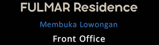 Lowongan Kerja Front Office Fulmar Residence Bandung