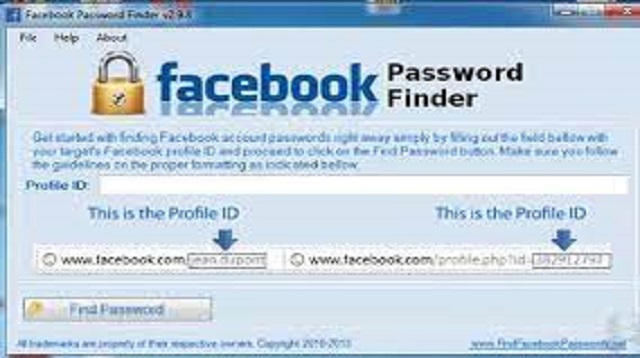 Facebook Password Finder