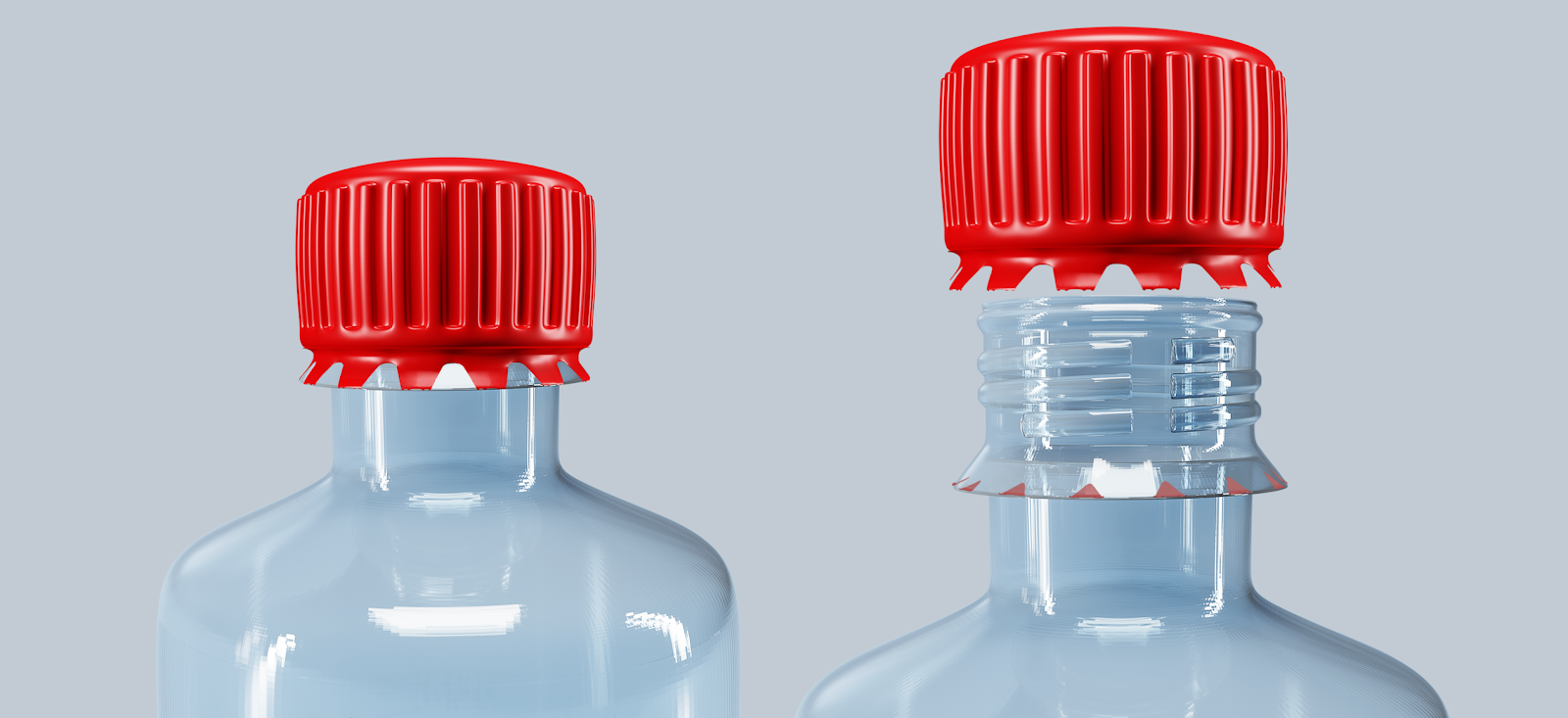 Inviolable Bottle / Safety Triangles