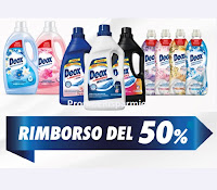 Promozione Puliti e Rimborsati con Deox : cashback del 50% su detersivo e ammorbidente