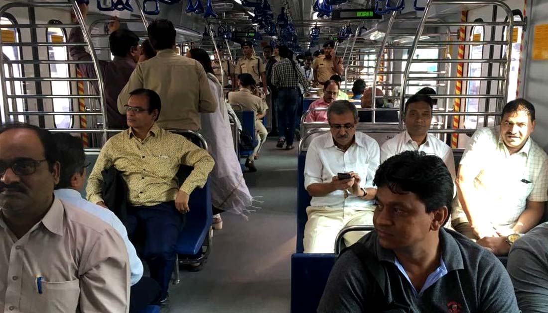 LED-TV-in-the-train-compartment