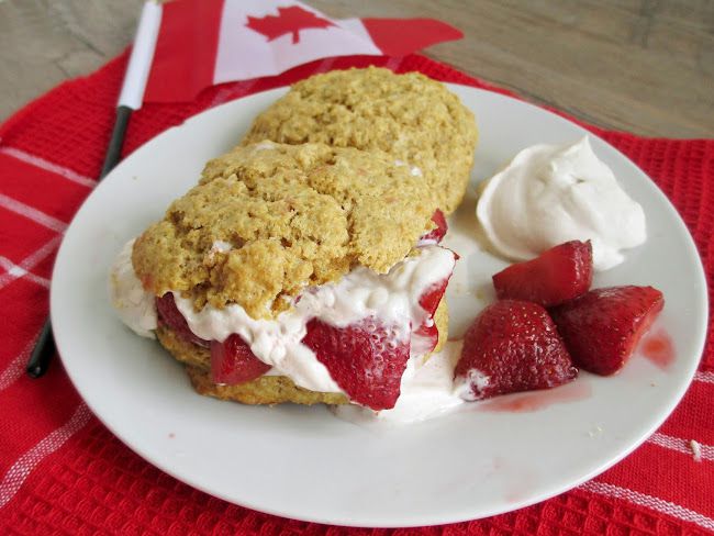 Maple Strawberry Shortcakes with Coconut Maple Whipped Cream