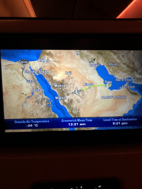 Como é voar com a Qatar Airways