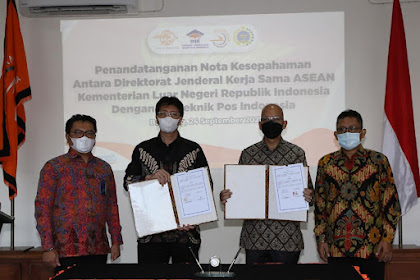 Buka Pusat Studi ASEAN, Politeknik Pos Indonesia dan Kemenlu RI Teken MoU