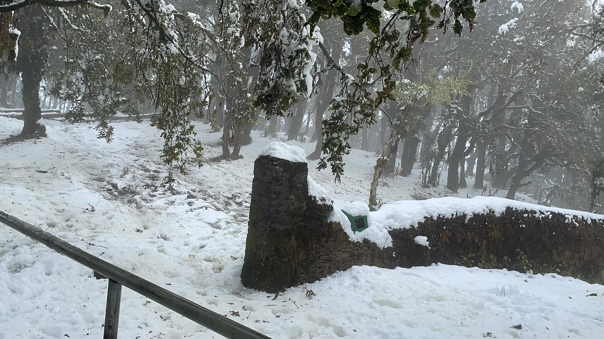 Snow Fall View at Resunga