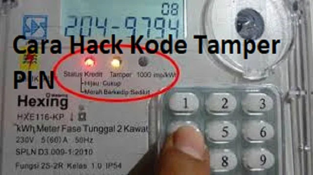 Cara Hack Kode Tamper PLN