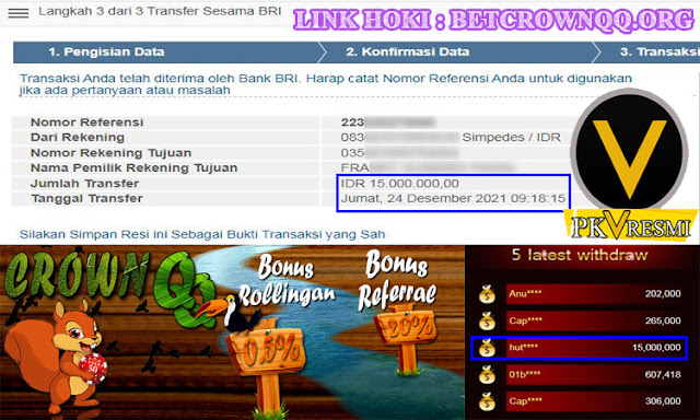 CrownQQ Agen DominoQQ BandarQ dan Domino99 Online Terbesar