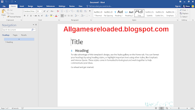 MS Office 2016 Free Download Full Version For PC Screenshot