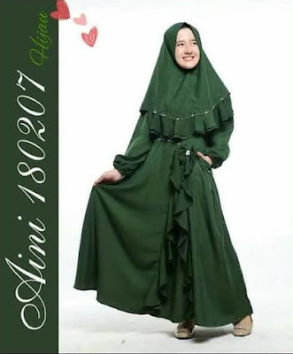 Baju gamis anak perempuan umur 10 tahun