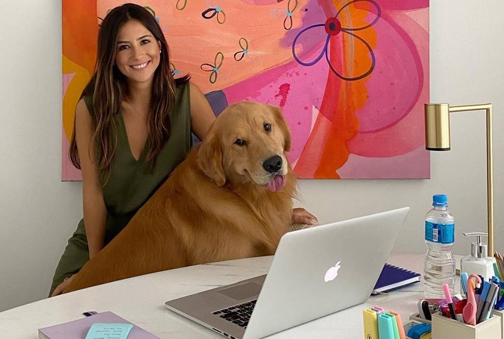 Home office da Marcela Caio