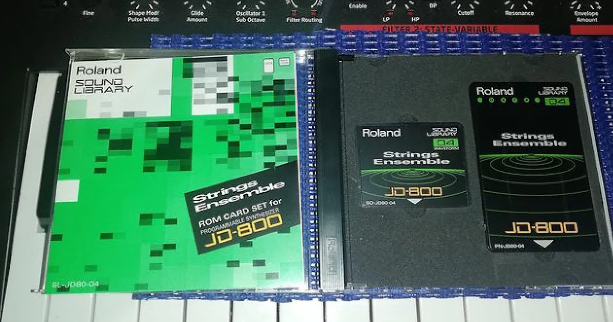 Roland SL-JD80-04 Strings Ensemble rom card set  - MATRIXSYNTH