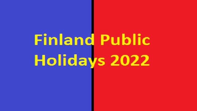 Finland Public Holidays 2022